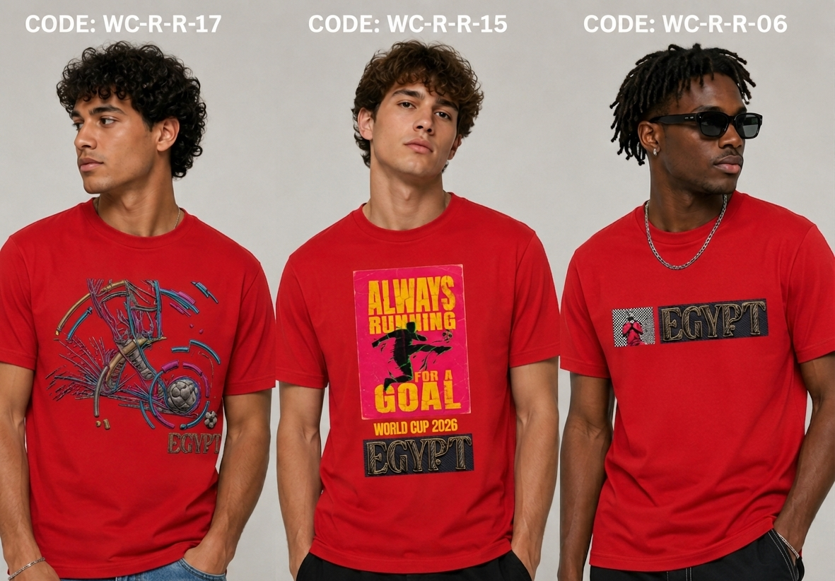 WORLD CUP GOAL T-SHIRT GLOSS FOOTBALL PRINT