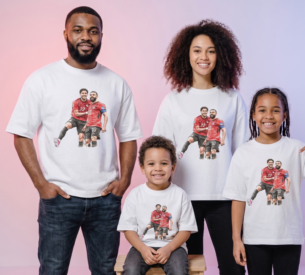 SALAH & MARMOUSH WORLD CUP 2026 EGYPT FAN T-SHIRT