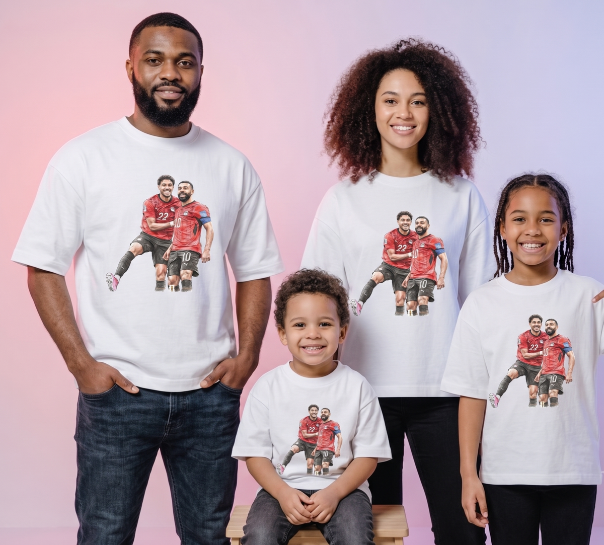 SALAH & MARMOUSH WORLD CUP 2026 EGYPT FAN T-SHIRT