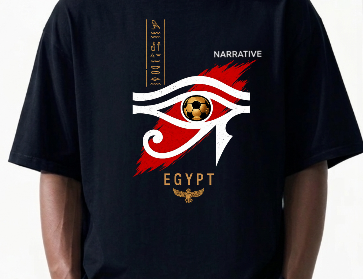 WORLD CUP 2026 EGYPT FAN TSHIRT EYE OF HORUS