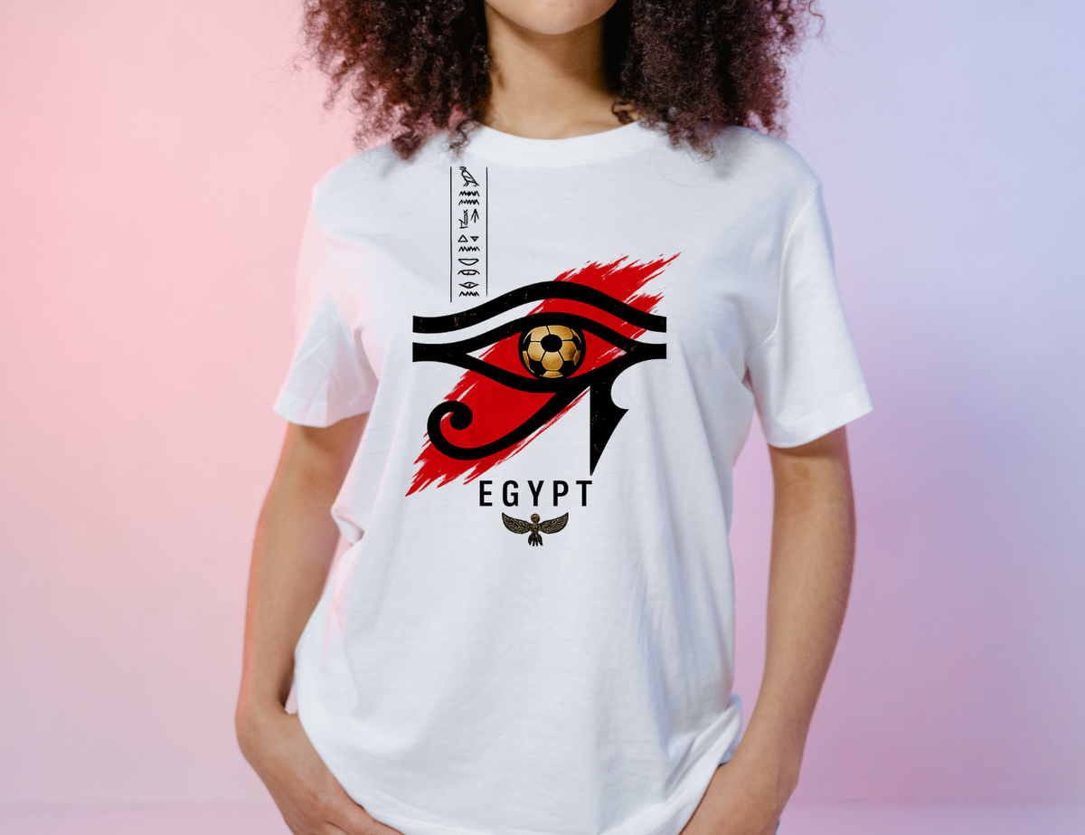 WORLD CUP 2026 EGYPT FAN TSHIRT EYE OF HORUS