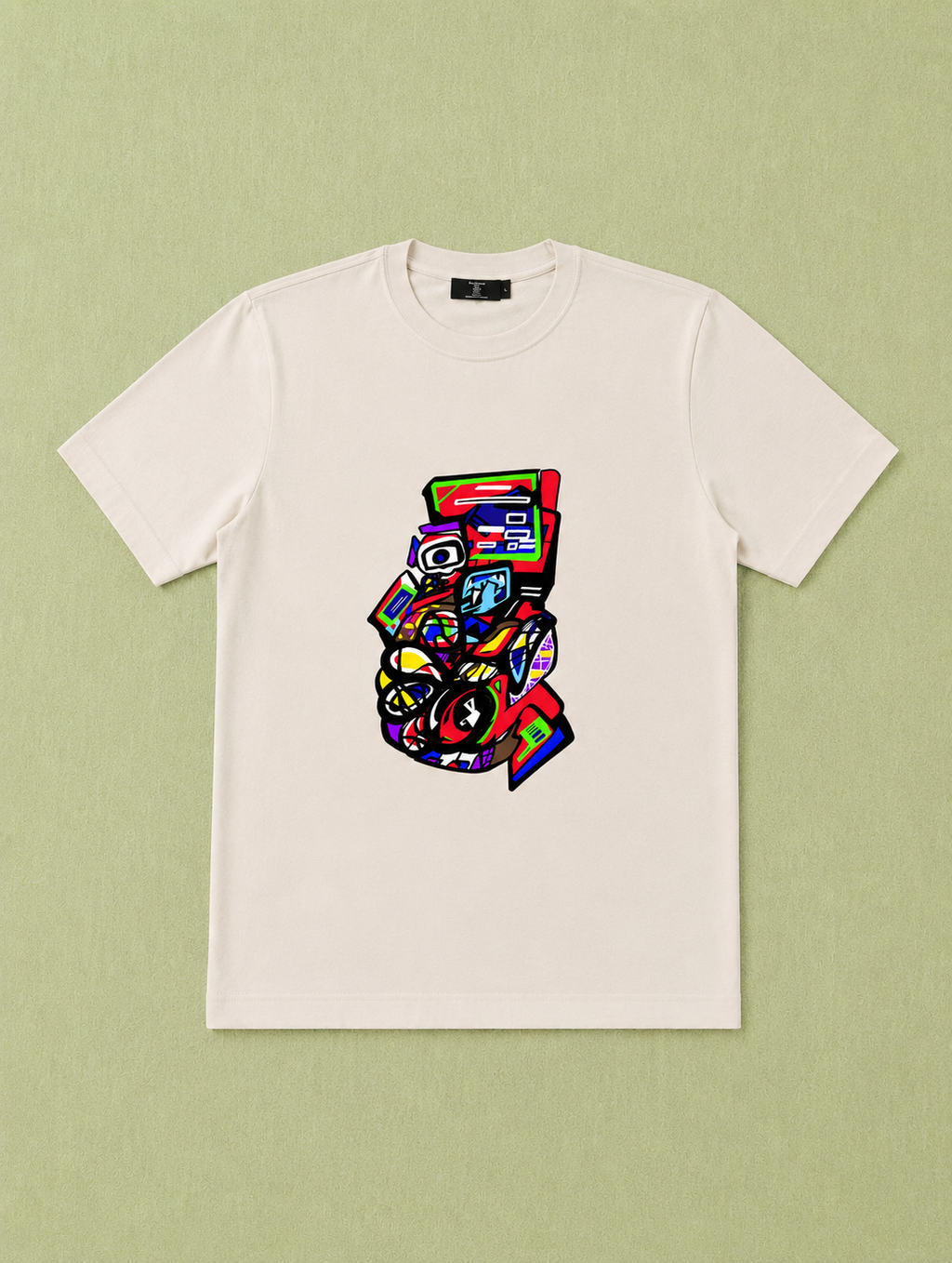 BOOMBOX NARRATIVE GRAPHICS T-SHIRT