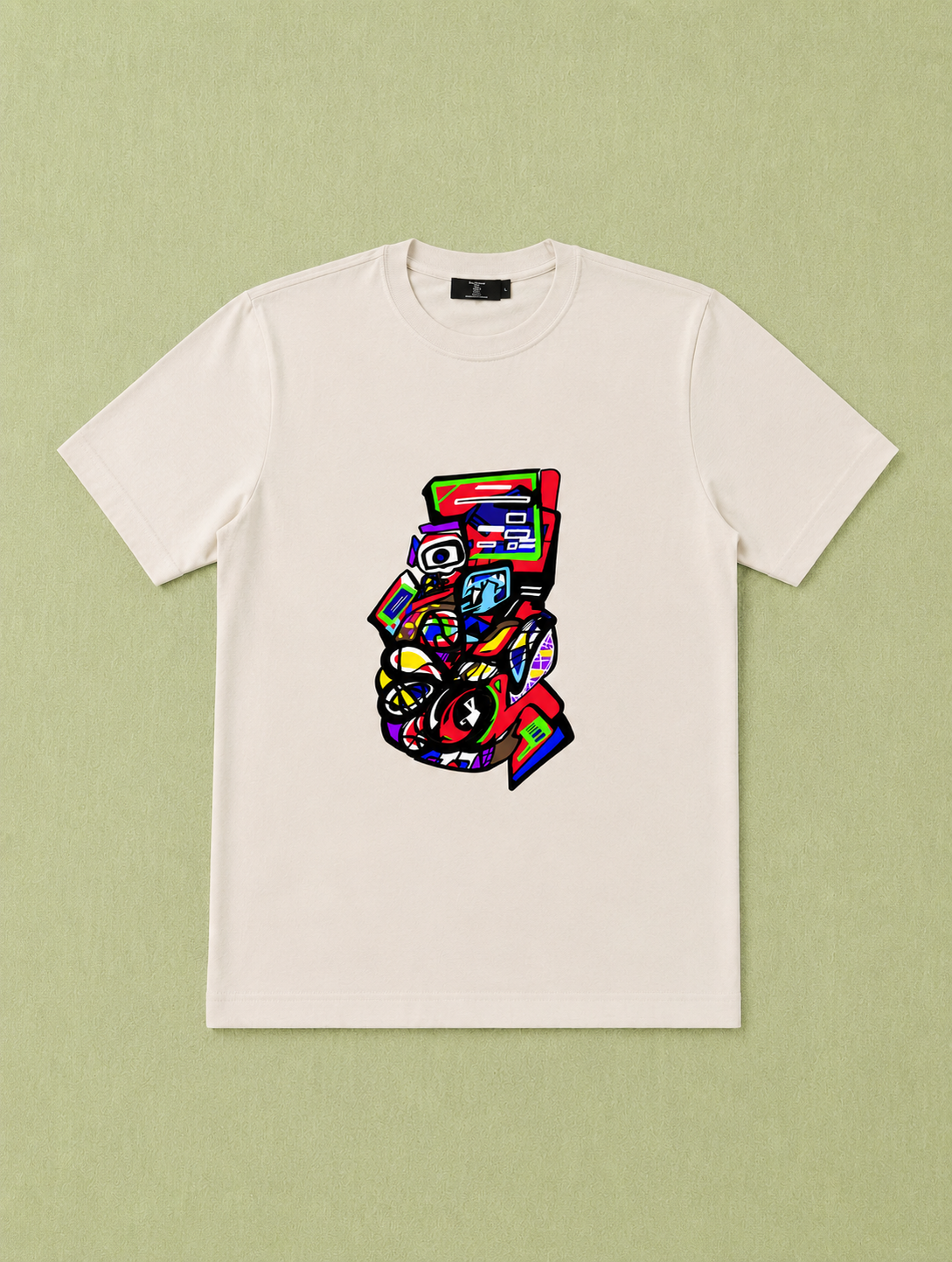 BOOMBOX NARRATIVE GRAPHICS T-SHIRT