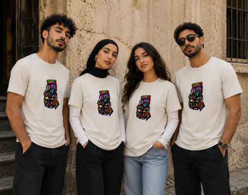 BOOMBOX NARRATIVE GRAPHICS T-SHIRT