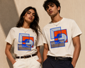 GEOMETRIC ARTWORK T-SHIRT