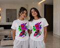 NARRATIVE STREETS - GRAFFITI BASKETBALL T-SHIRT (REGULAR FIT)