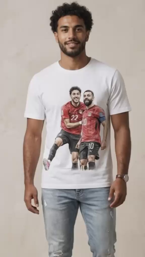 SALAH & MARMOUSH WORLD CUP 2026 EGYPT FAN T-SHIRT